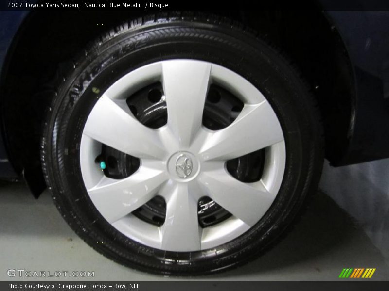 Nautical Blue Metallic / Bisque 2007 Toyota Yaris Sedan