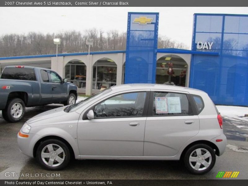 Cosmic Silver / Charcoal Black 2007 Chevrolet Aveo 5 LS Hatchback