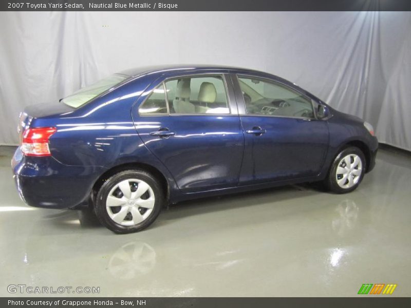 Nautical Blue Metallic / Bisque 2007 Toyota Yaris Sedan