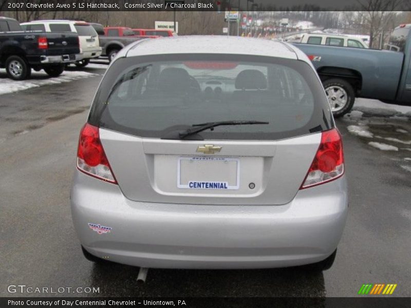 Cosmic Silver / Charcoal Black 2007 Chevrolet Aveo 5 LS Hatchback