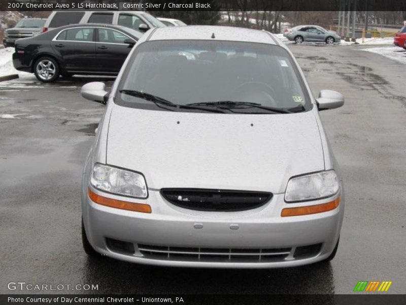 Cosmic Silver / Charcoal Black 2007 Chevrolet Aveo 5 LS Hatchback