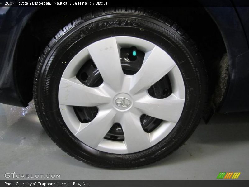 Nautical Blue Metallic / Bisque 2007 Toyota Yaris Sedan