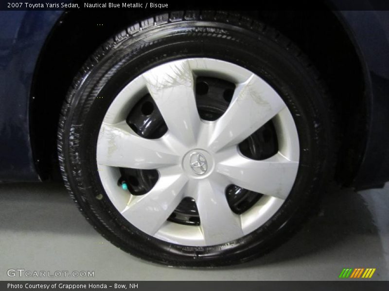 Nautical Blue Metallic / Bisque 2007 Toyota Yaris Sedan