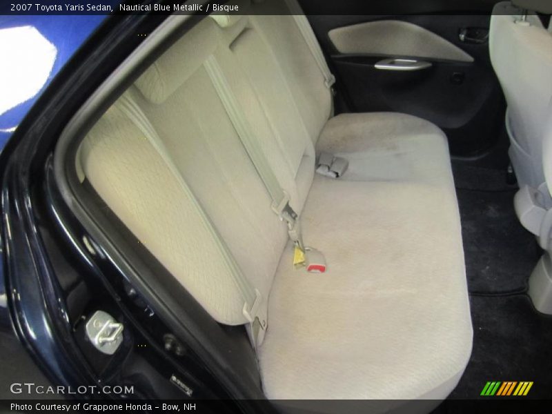 Nautical Blue Metallic / Bisque 2007 Toyota Yaris Sedan