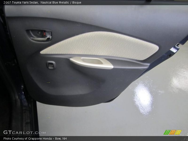 Nautical Blue Metallic / Bisque 2007 Toyota Yaris Sedan