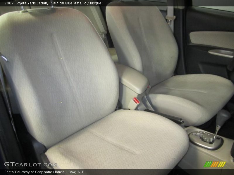 Nautical Blue Metallic / Bisque 2007 Toyota Yaris Sedan