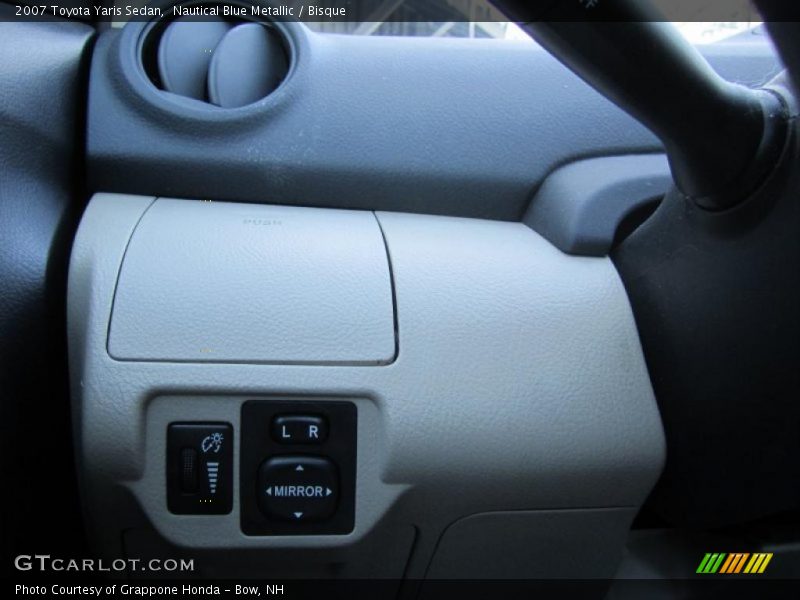 Nautical Blue Metallic / Bisque 2007 Toyota Yaris Sedan