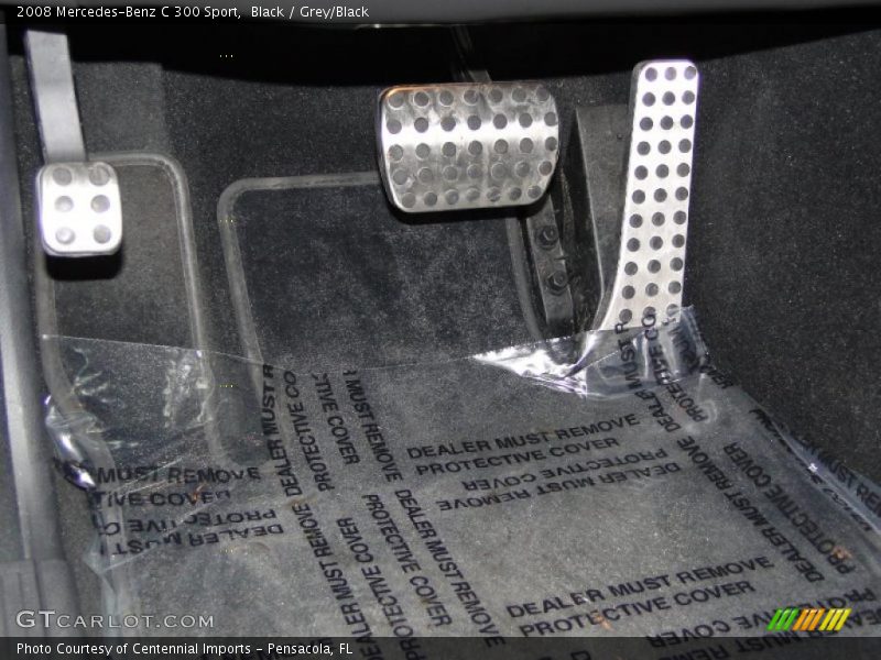 Black / Grey/Black 2008 Mercedes-Benz C 300 Sport