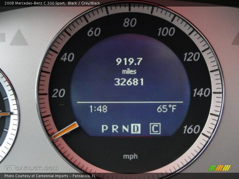 Black / Grey/Black 2008 Mercedes-Benz C 300 Sport