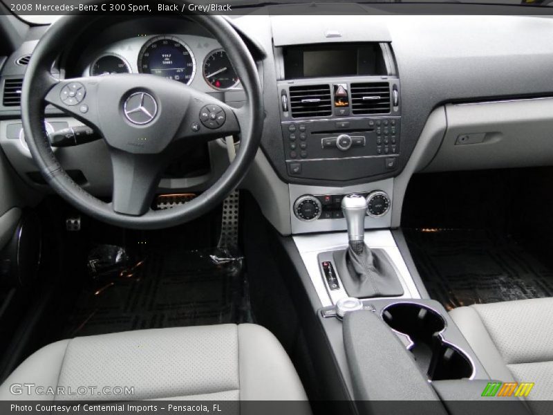 Black / Grey/Black 2008 Mercedes-Benz C 300 Sport