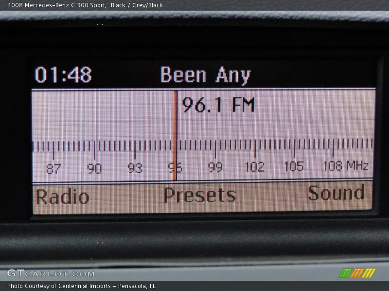 Black / Grey/Black 2008 Mercedes-Benz C 300 Sport