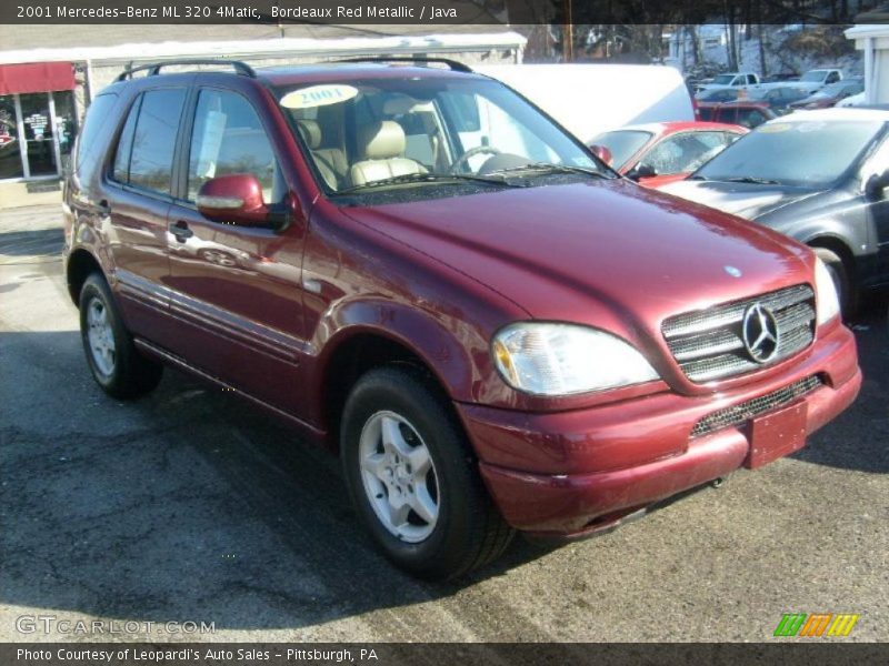 Bordeaux Red Metallic / Java 2001 Mercedes-Benz ML 320 4Matic