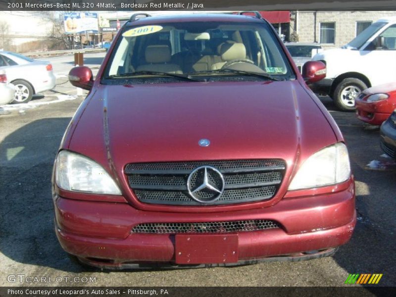 Bordeaux Red Metallic / Java 2001 Mercedes-Benz ML 320 4Matic