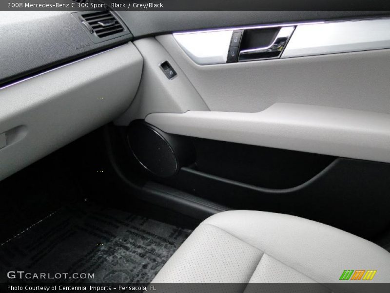 Black / Grey/Black 2008 Mercedes-Benz C 300 Sport