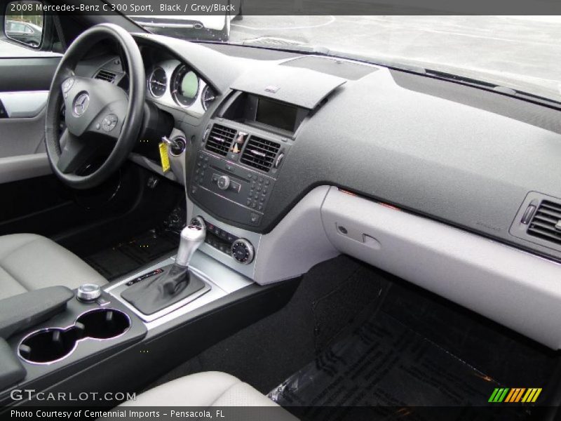 Black / Grey/Black 2008 Mercedes-Benz C 300 Sport