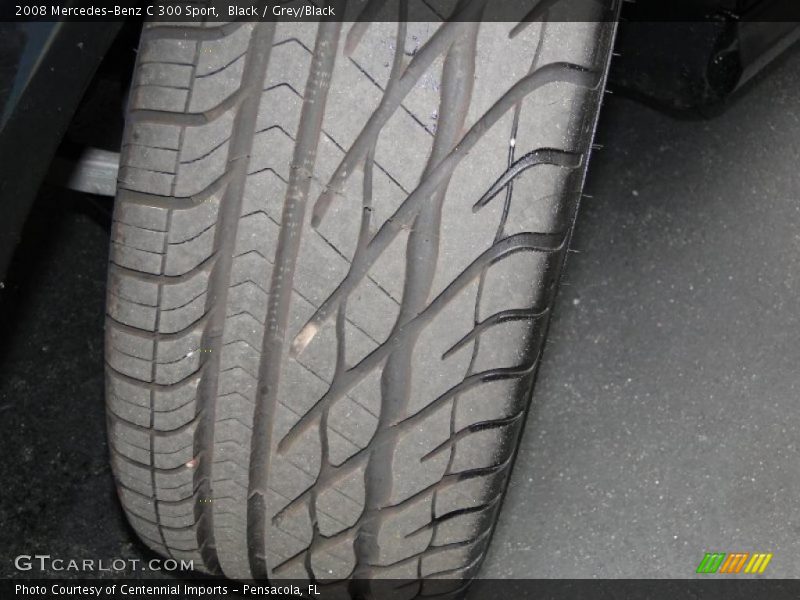 Black / Grey/Black 2008 Mercedes-Benz C 300 Sport
