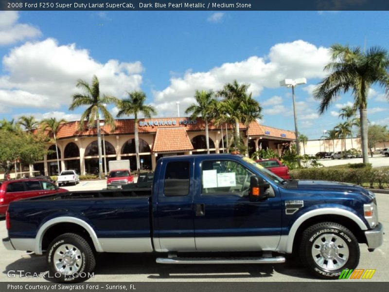  2008 F250 Super Duty Lariat SuperCab Dark Blue Pearl Metallic