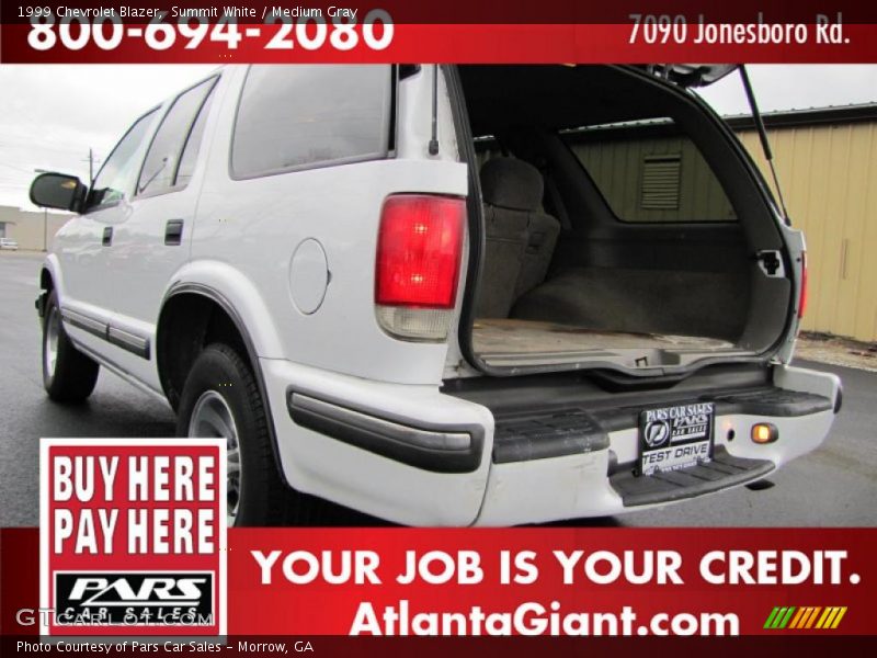 Summit White / Medium Gray 1999 Chevrolet Blazer