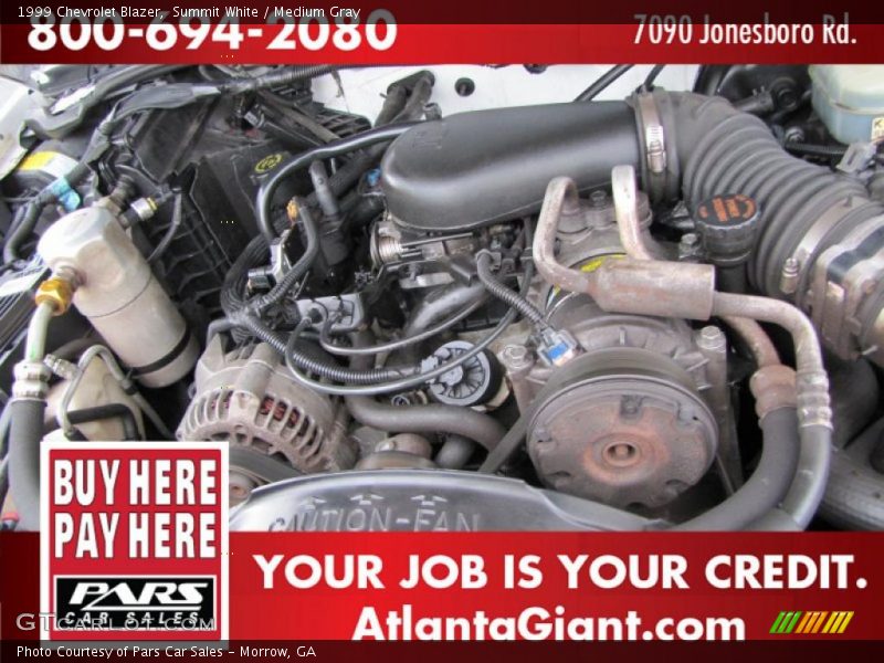Summit White / Medium Gray 1999 Chevrolet Blazer