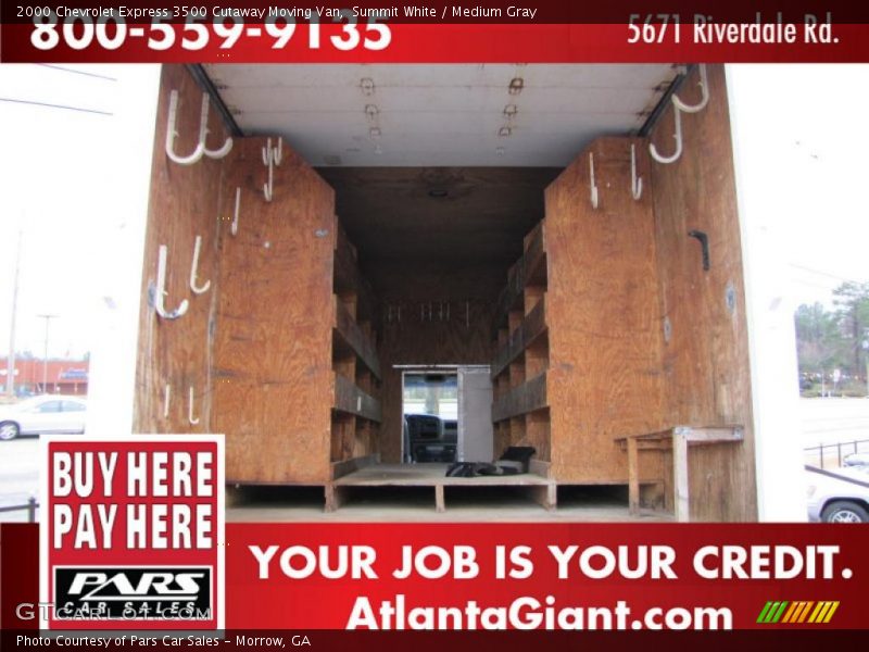 Summit White / Medium Gray 2000 Chevrolet Express 3500 Cutaway Moving Van