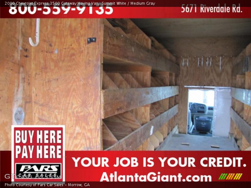 Summit White / Medium Gray 2000 Chevrolet Express 3500 Cutaway Moving Van