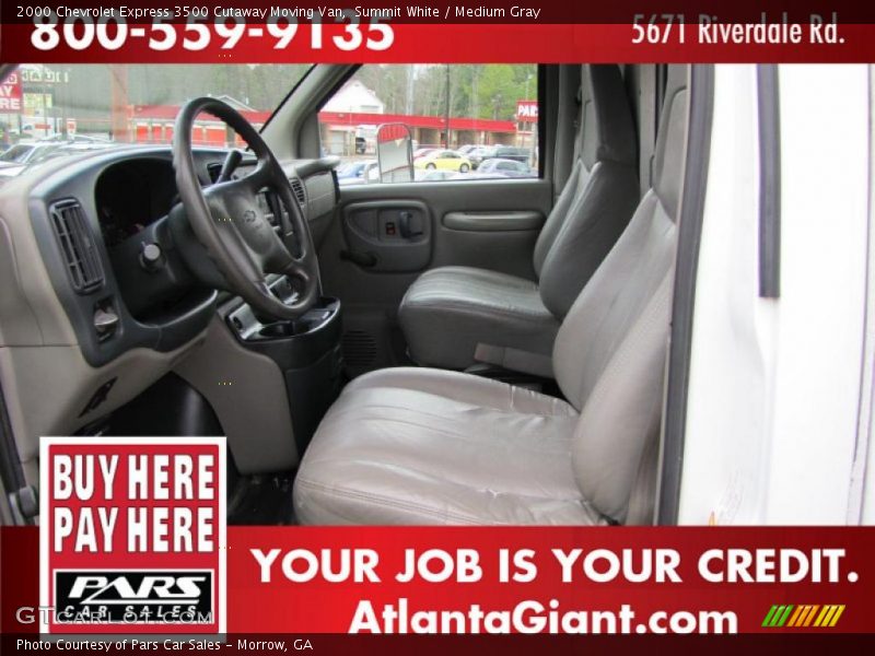 Summit White / Medium Gray 2000 Chevrolet Express 3500 Cutaway Moving Van