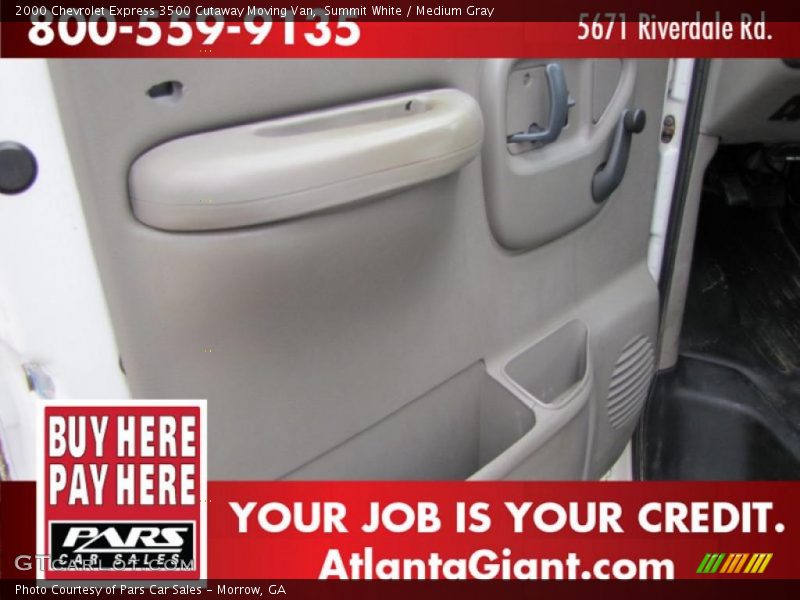 Summit White / Medium Gray 2000 Chevrolet Express 3500 Cutaway Moving Van