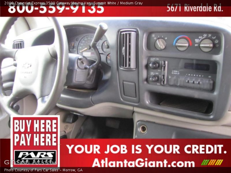 Summit White / Medium Gray 2000 Chevrolet Express 3500 Cutaway Moving Van