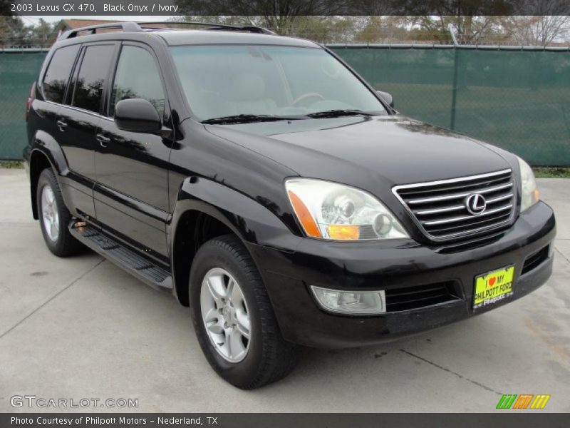 Black Onyx / Ivory 2003 Lexus GX 470