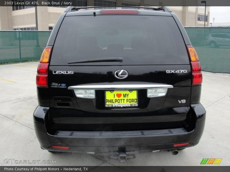 Black Onyx / Ivory 2003 Lexus GX 470