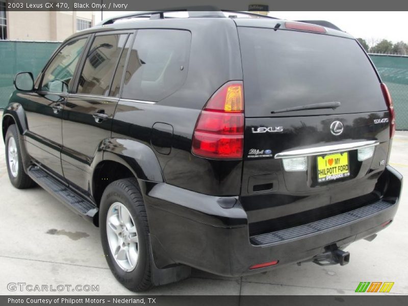 Black Onyx / Ivory 2003 Lexus GX 470