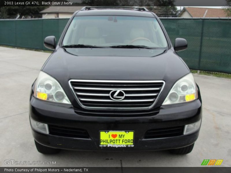 Black Onyx / Ivory 2003 Lexus GX 470