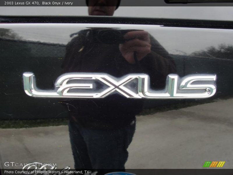 Black Onyx / Ivory 2003 Lexus GX 470