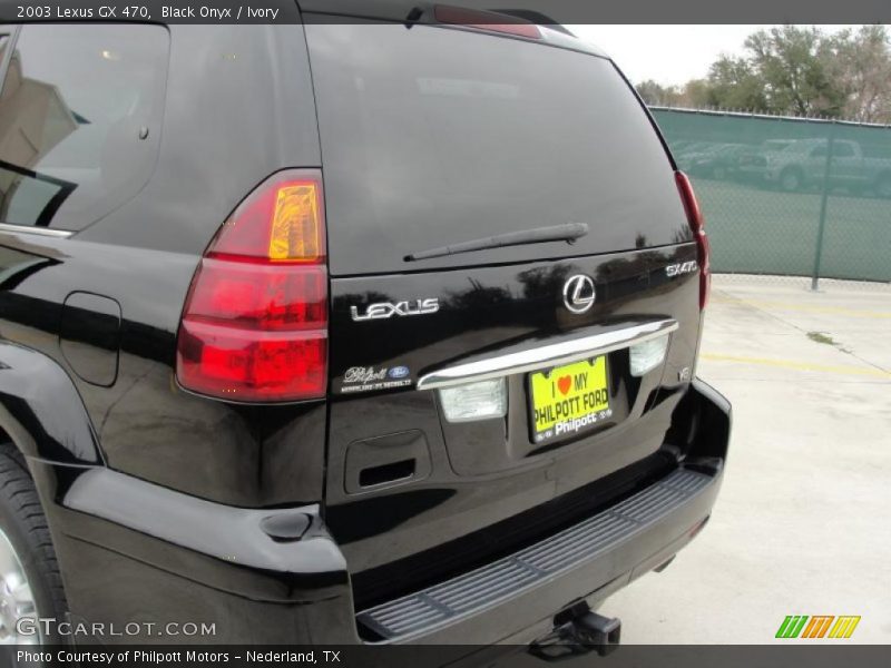 Black Onyx / Ivory 2003 Lexus GX 470