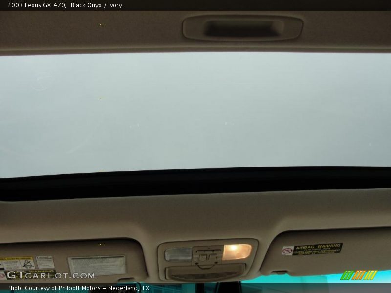 Black Onyx / Ivory 2003 Lexus GX 470