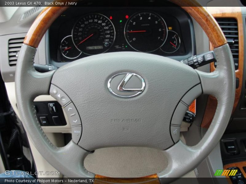 Black Onyx / Ivory 2003 Lexus GX 470