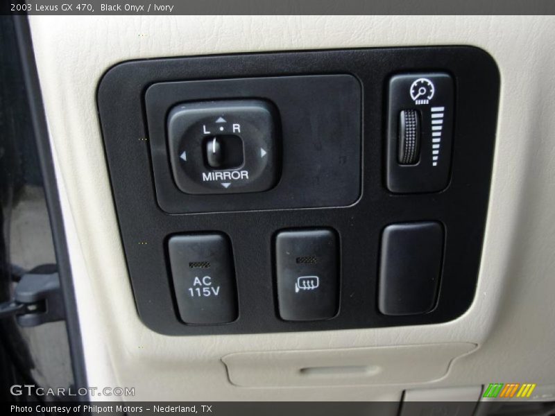 Black Onyx / Ivory 2003 Lexus GX 470