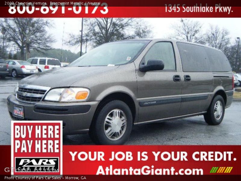 Bronzemist Metallic / Neutral 2003 Chevrolet Venture