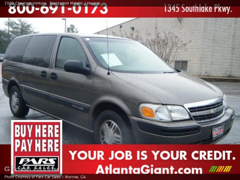 Bronzemist Metallic / Neutral 2003 Chevrolet Venture