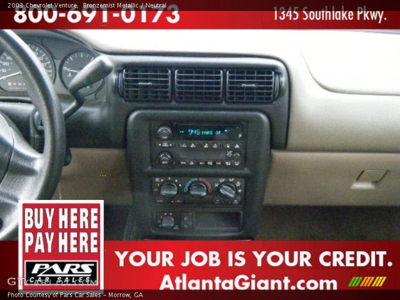 Bronzemist Metallic / Neutral 2003 Chevrolet Venture
