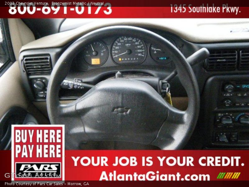 Bronzemist Metallic / Neutral 2003 Chevrolet Venture