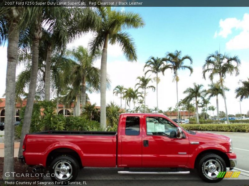  2007 F250 Super Duty Lariat SuperCab Red Clearcoat