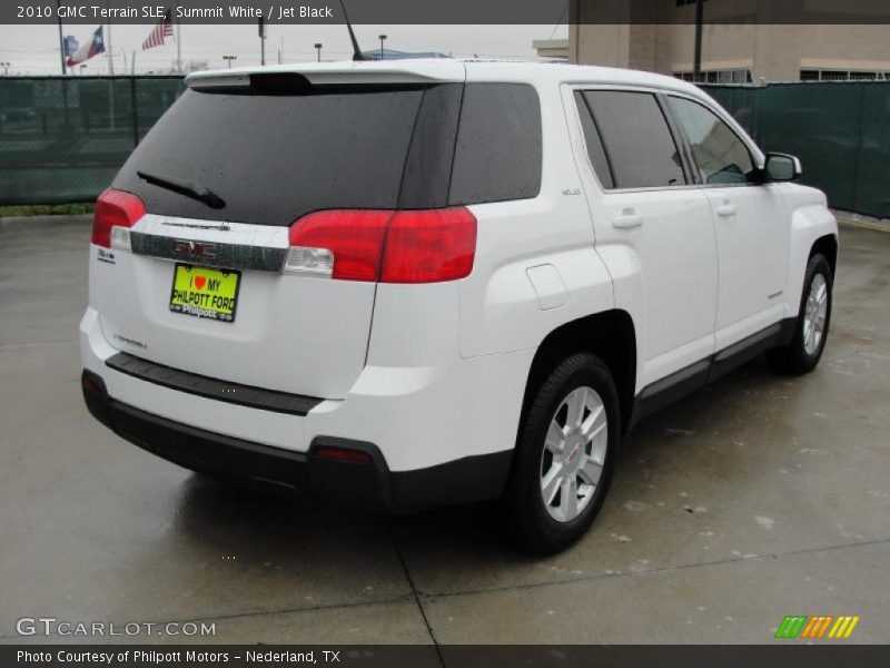 Summit White / Jet Black 2010 GMC Terrain SLE