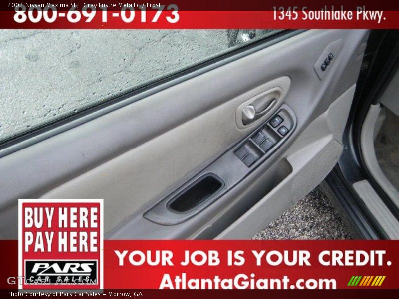 Gray Lustre Metallic / Frost 2002 Nissan Maxima SE
