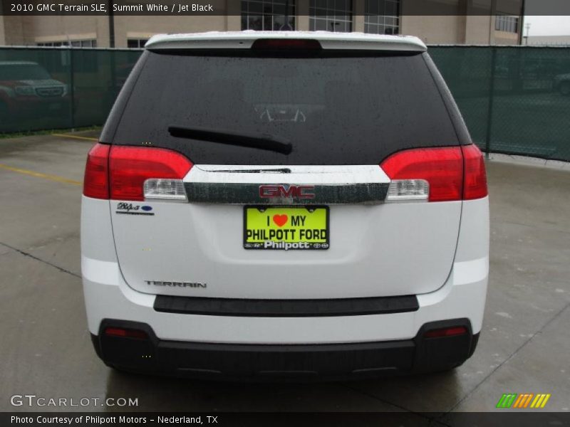 Summit White / Jet Black 2010 GMC Terrain SLE