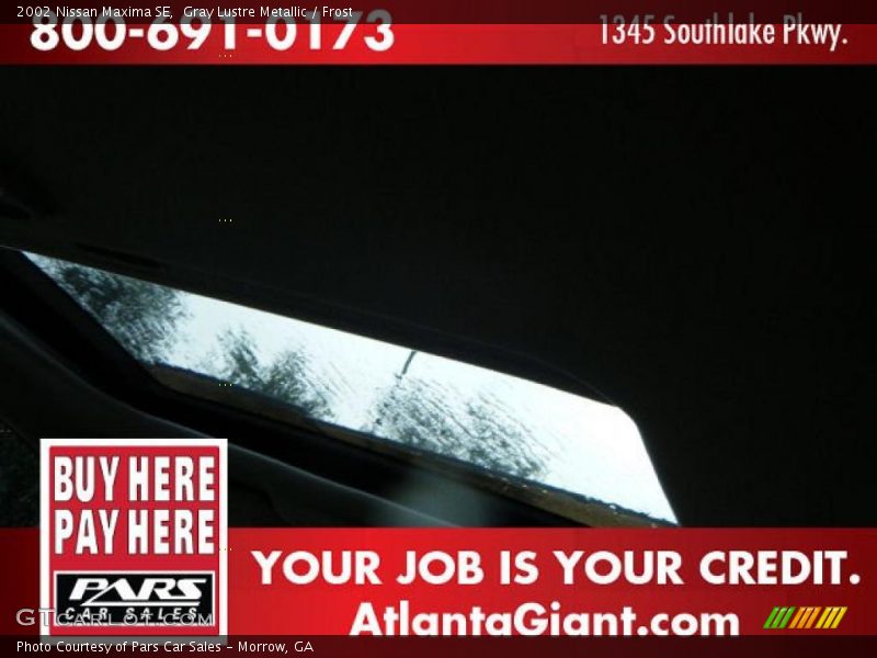 Gray Lustre Metallic / Frost 2002 Nissan Maxima SE