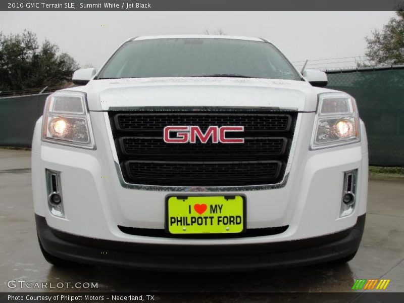 Summit White / Jet Black 2010 GMC Terrain SLE