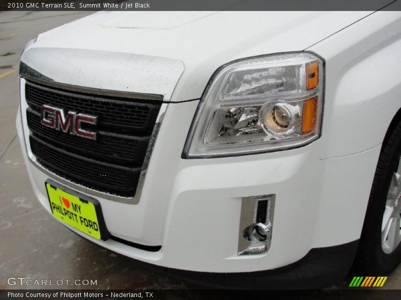Summit White / Jet Black 2010 GMC Terrain SLE