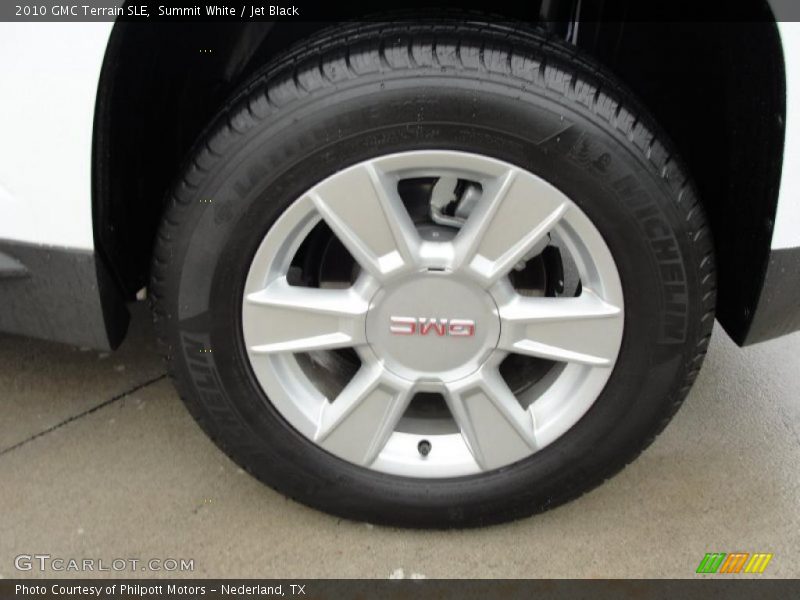 Summit White / Jet Black 2010 GMC Terrain SLE