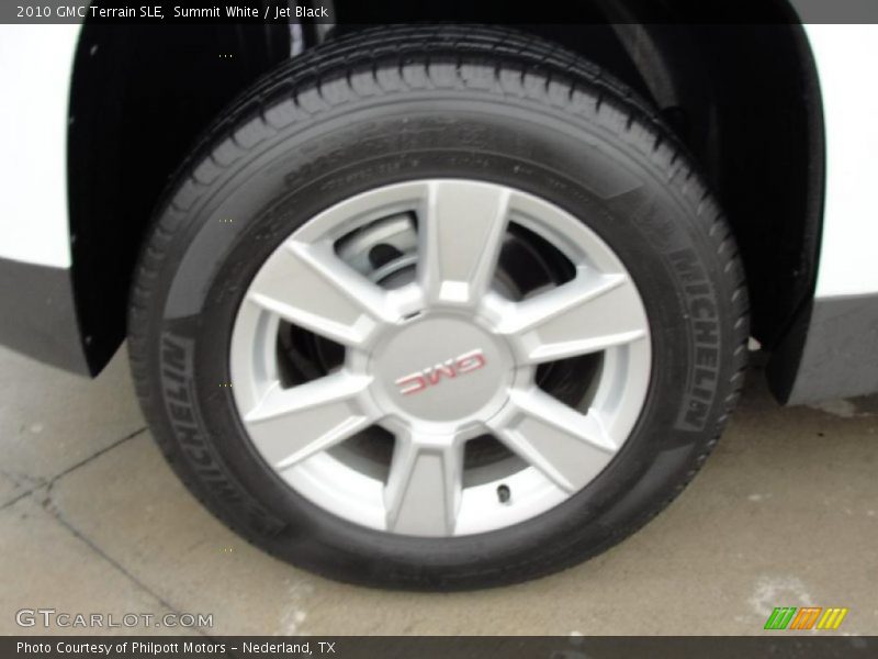 Summit White / Jet Black 2010 GMC Terrain SLE